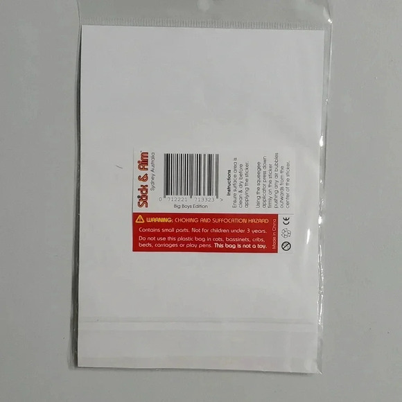 Stick & Aim Toilet target stickers - Picture 2 of 3